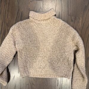 NAADAM open weave cropped alpaca 🦙 sweater size medium